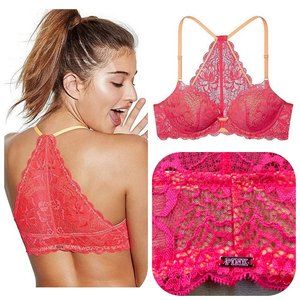 The Date Lace Racerback Push-Up Bralette/Bra 34DD